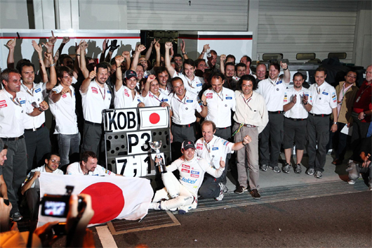 2012 F1 日本GP 可夢偉３位